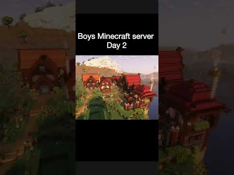 Minecraft with Boys  #minecraft #minecraftshorts