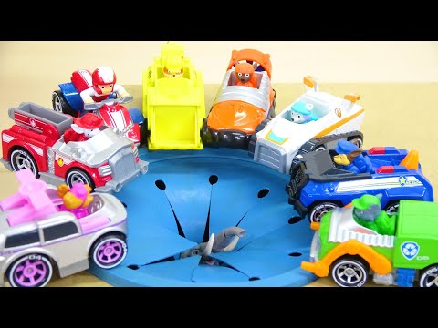 パウ・パトロール ダイキャストビークル 手のひらサイズのミニカー みんなの力を合わせてゾウさんを助けよう Paw Patrol Rescue Mission