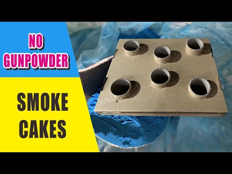 No Gunpowder Blue Smoke Cakes Boy Girl Gender Reveal Cannon Party Master Fireworks