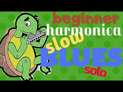Slow blues harmonica lesson 1