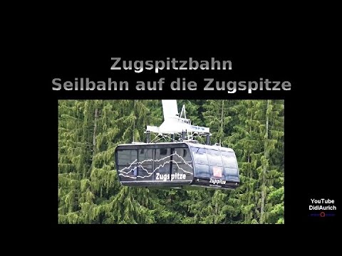 Neue Seilbahn auf die Zugspitze Bayerische Zugspitzbahn Seilbahn vom Eibsee zur Zugspitze