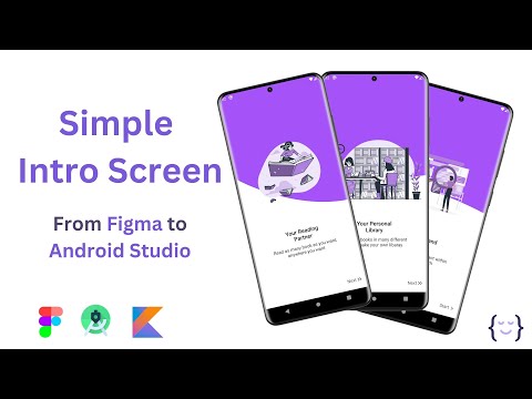 How to Create a Simple App Intro | From Figma to Android Studio | Kotlin | Android | 2023