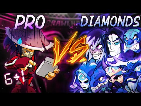 1 PRO vs 7 Diamonds | Brawlhalla Crew Battle