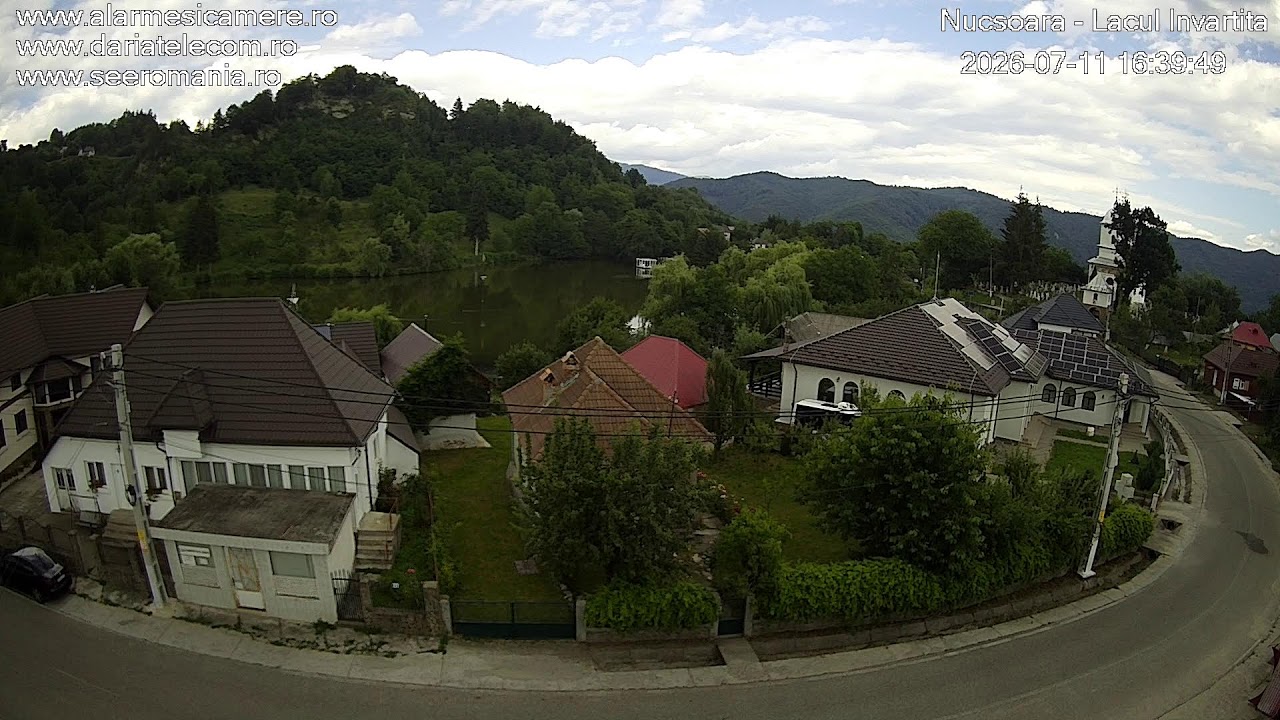 Live webcam view of Vista del Lago Învârtită