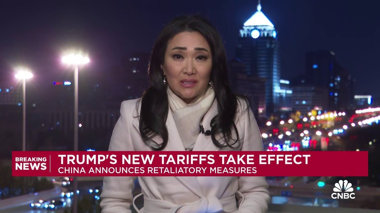 China announces retaliatory tariffs on the U.S.