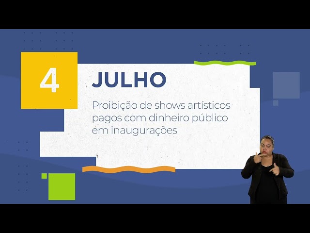 Calendário Eleitoral - 4 de julho 4ª parte