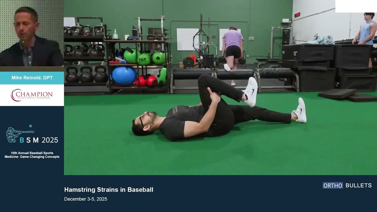 Hamstring Strains in Baseball_Mike Reinold DPT