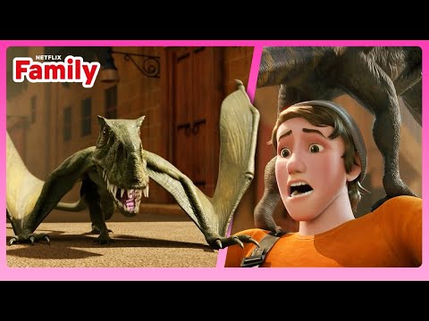 Dinosaur Rampage ERUPTS in Malta! | Jurassic World: Chaos Theory | Netflix Family
