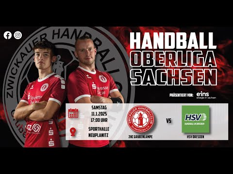 13. Spieltag Oberliga Sachsen - ZHC Grubenlampe gegen HSV Dresden