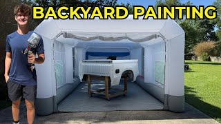 Learning How to Paint in my Driveway