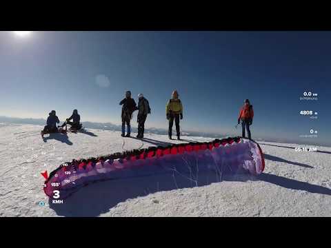 Swing Mirage RS 11 - speed and glide test from the top of Mt Blanc