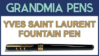 YVES SAINT LAURENT SLIMLINE FOUNTAIN PEN
