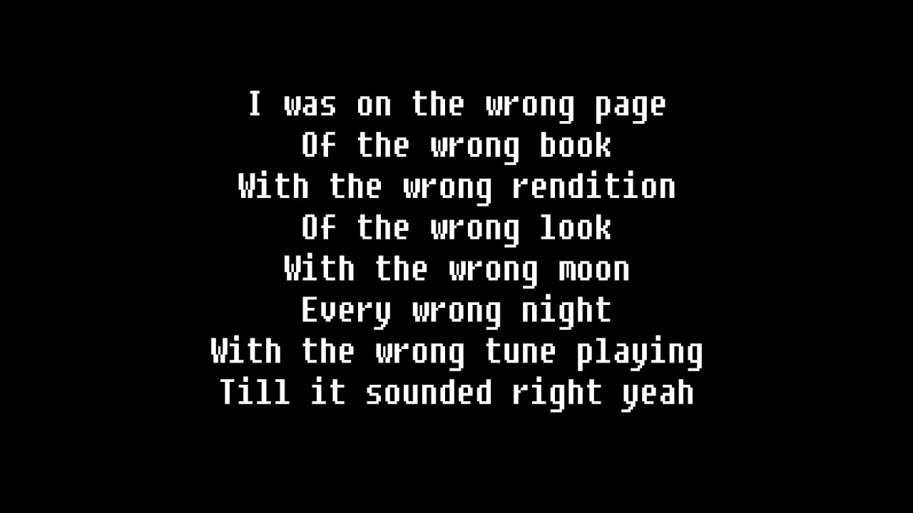 Depeche Mode - Wrong Lyric Video