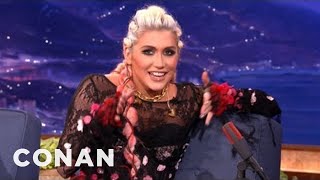 Kesha Slept With A Ghost | CONAN on TBS video