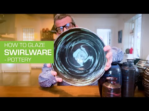 148. Glazing Swirlware Bowls and Vases with Clear Glaze