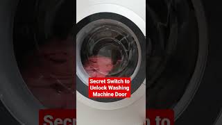 How to Unlock Washing Machine Door | Tips & Tricks 05 | @DIYBuddy  #shorts