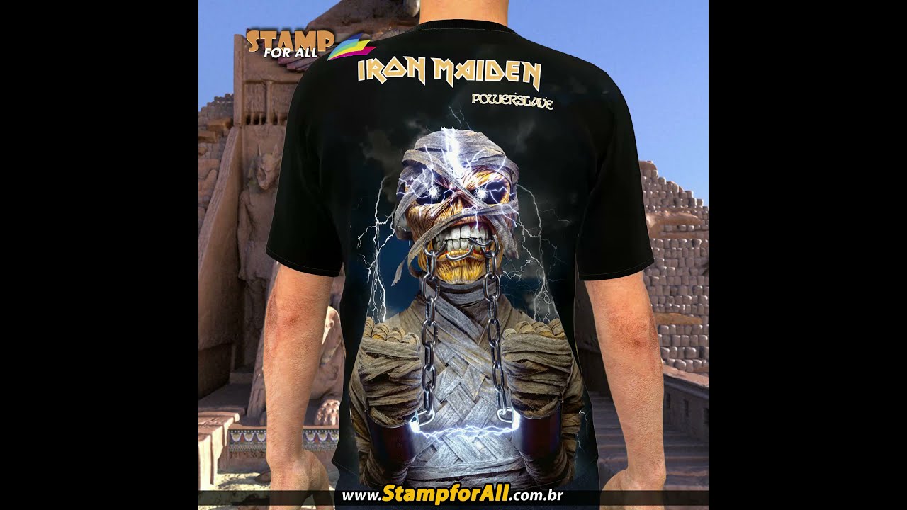 Camiseta Iron Maiden Powerslave