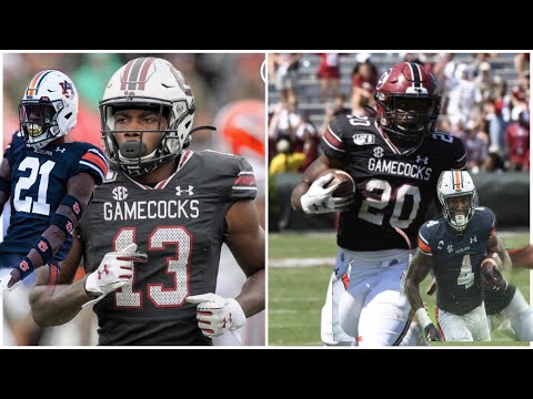 South Carolina’s Kevin Harris Shi Smith test Auburn Defense