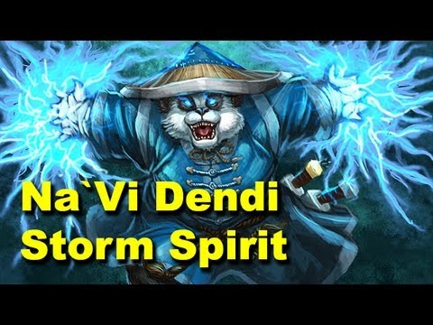 Dota 2 Na`Vi Dendi Storm Spirit gameplay