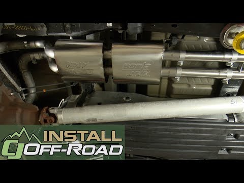 F-150 Raptor Borla Mid-Section Assembly 3\" SS With Atak Mufflers And X-Pipe Kit 2017-20 Installation