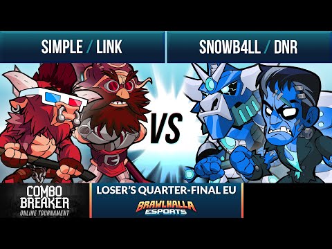 Simple & Link vs Snowb4ll & DNR - Loser's Quarter-Final - Combo Breaker 2020 - 2v2 EU