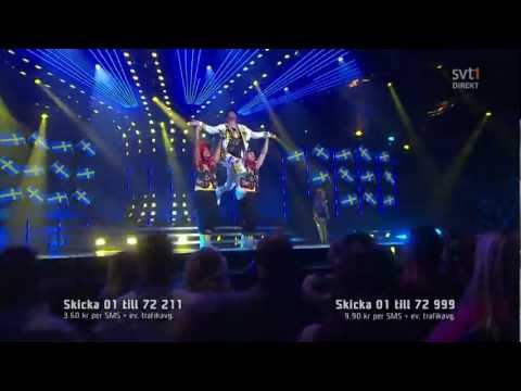 Sean Banan - Sean Den Förste Banan - Melodifestivalen 2012 - HD