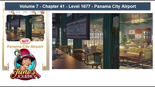 June's Journey - Vol 7- Chap 41 - Level 1677 - Panama City Airport (Complete Gameplay, in order.