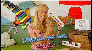 Spielen auf der Triola - Eine bunte Blasharmonika