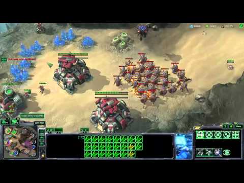 Heart of the Swarm Beta - Bomdagor(T) vs OneWing(Z)