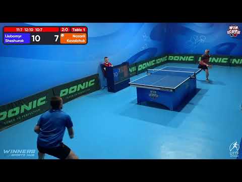 18:30 Liubomyr Sheshurak 3 - 0 Nazarii Kovalchuk West 3 WIN CUP 18.10.2022 | TABLE TENNIS WINCUP