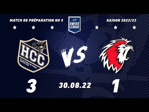30.08.2022 HC La Chaux-de-Fonds - Lausanne HC (3-1)