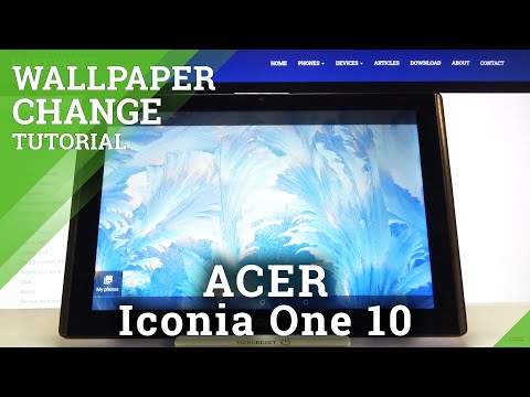 How to Change Lockscreen Wallpaper on ACER Iconia One 10 – Set Up Wallpaper
