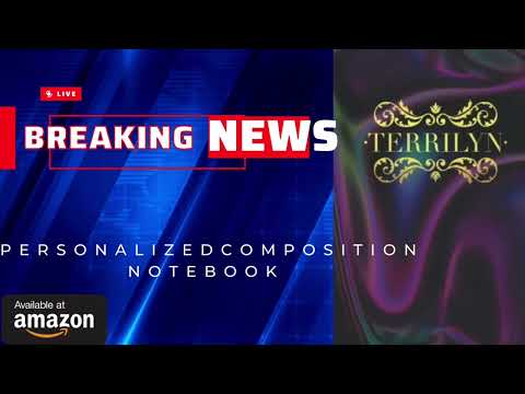 New ITEM -if your name is Terrilyn, you’re in LUCK! Look at this beautiful composition notebook!