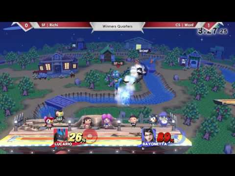 SP54 - SF | Richi (Lucario) Vs. CS | Wonf (Bayonetta) Winners Quarters - Smash 4