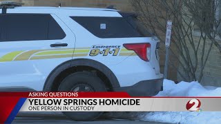 One person arrested in Yellow Springs homicide investigation