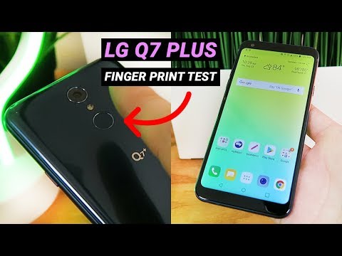 LG Q7 Plus - Is the Finger Print Sensor Any Good? + How to Set it Up