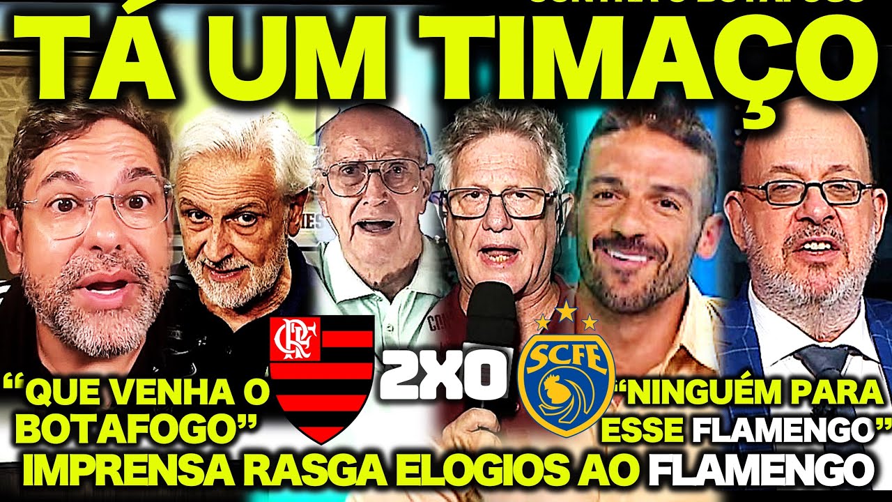 IMPRENSA ESPORTIVA de TODO BRASIL RASGA ELOGIOS ao FLAMENGO ! "TÁ UM TIMAÇO! QUE VENHA O BOTAFOGO"