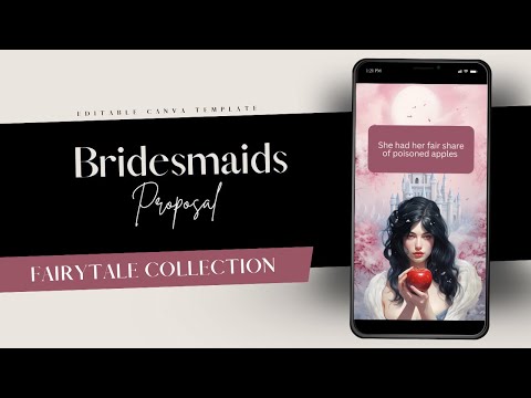 Once Upon a Time… Be My Bridesmaid 🍎 | Fairy Tale Proposal Video