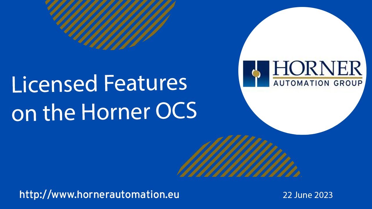 Licensed Features on the Horner OCS