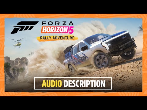 Forza Horizon 5 Rally Adventure - Official Announce Trailer - Audio Description thumbnail