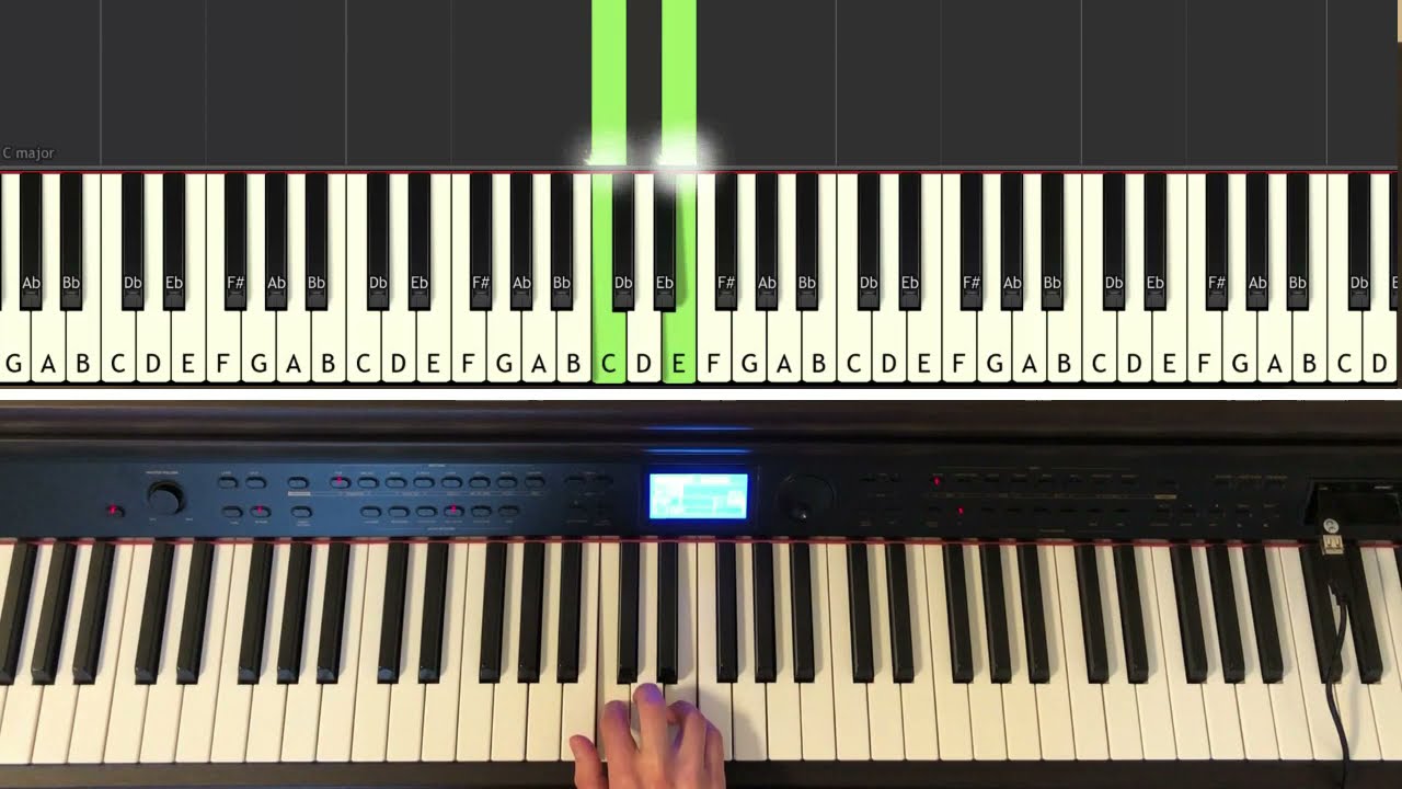 Kolęda Przybieżeli do Betlejem jak zagrać na pianinie bez znajomości nut, łatwy tutorial, pianino