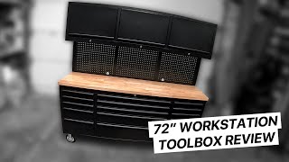 72" US PRO WORKSTATION TOOL BOX REVIEW