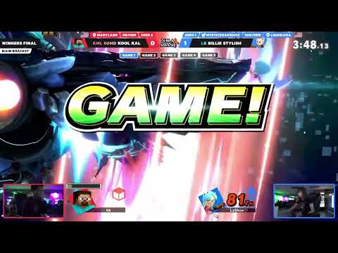 NOLA Smash Weekly #320 - KML SOMD Kool Kal (Steve) Vs. LB Billie Stylish (Mii Swordfighter)