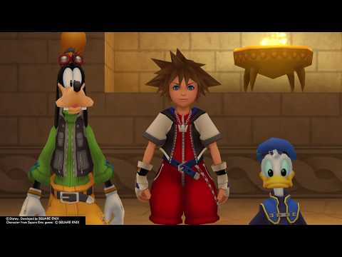 Kingdom Hearts Final Mix (PS4) Cutscene #155 The Party Tries To Enter The Games