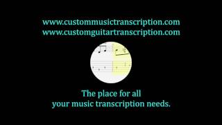 K-Twist | Kenny Burrell | Custom Guitar Transcription | Custom Music Transcription