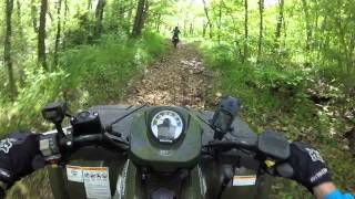 preview picture of video 'ATV Riding Lake Hudson 19 April 2015'