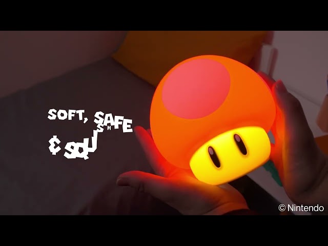 Vídeo relacionado con Paladone - Lámpara de silicona SquishyGlo de Boo de Super Mario, con licencia oficial de Nintendo para niños y adolescentes, decoración inalámbrica y recargable, merchandising coleccionable