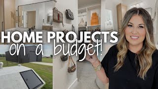 DIY HOME PROJECTS ON A BUDGET | EASY HOME PROJECTS ANYONE CAN DO | DAY OF HOME PROJECTS