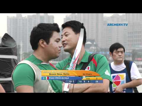 Pedro Vivas v Mitch Dielemans – recurve men’s bronze | Shanghai 2011 Archery World Cup stage 4