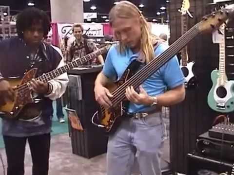 Carol Kaye,Steve Bailey Victor Wooten BassSession NAMMSHOW 2000   YouTube